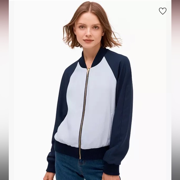 Kate Spade Out West Wild Roses Reversible Bomber Jacket - Picture 3 of 5